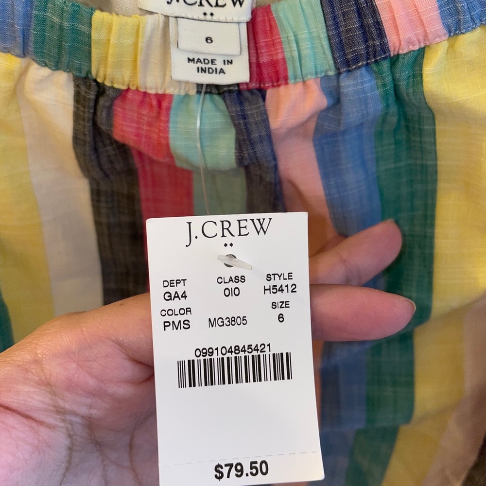 Striped J. Crew Shift Dress - Picture 3 of 7